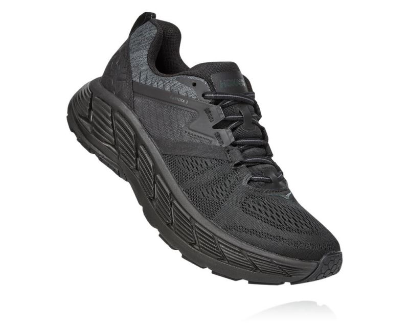 Hoka Gaviota 2 Road Homem - Sapatos Ortopédicos Pretas / Cinzentas Escuro | PT-F6iosf0